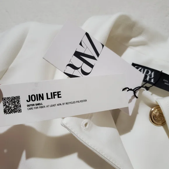 Zara Gold Button Jacket Size L - Picture 9 of 10